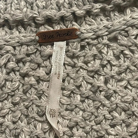 Free People Gray XS Loose Knit Sweater - Picture 8 of 9